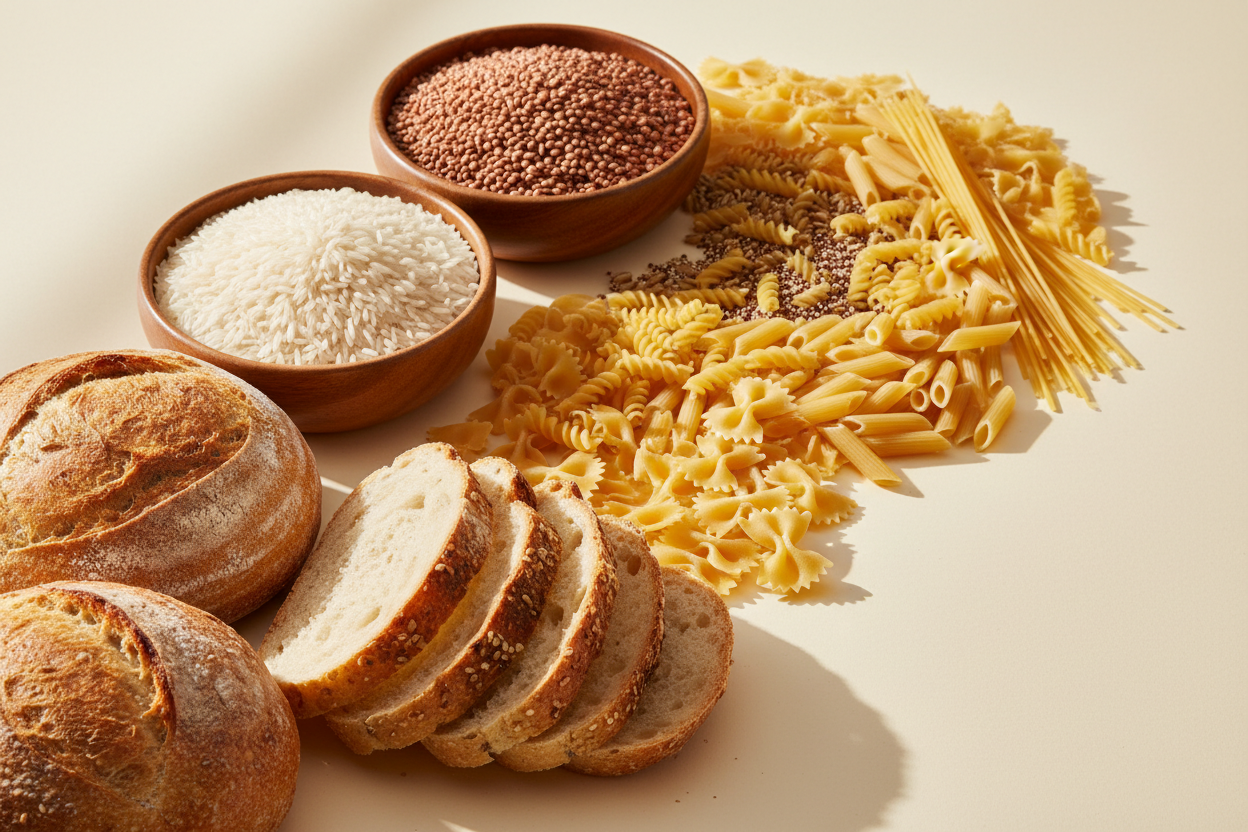 Grains, Pasta & Bread – Everyday. Hearty