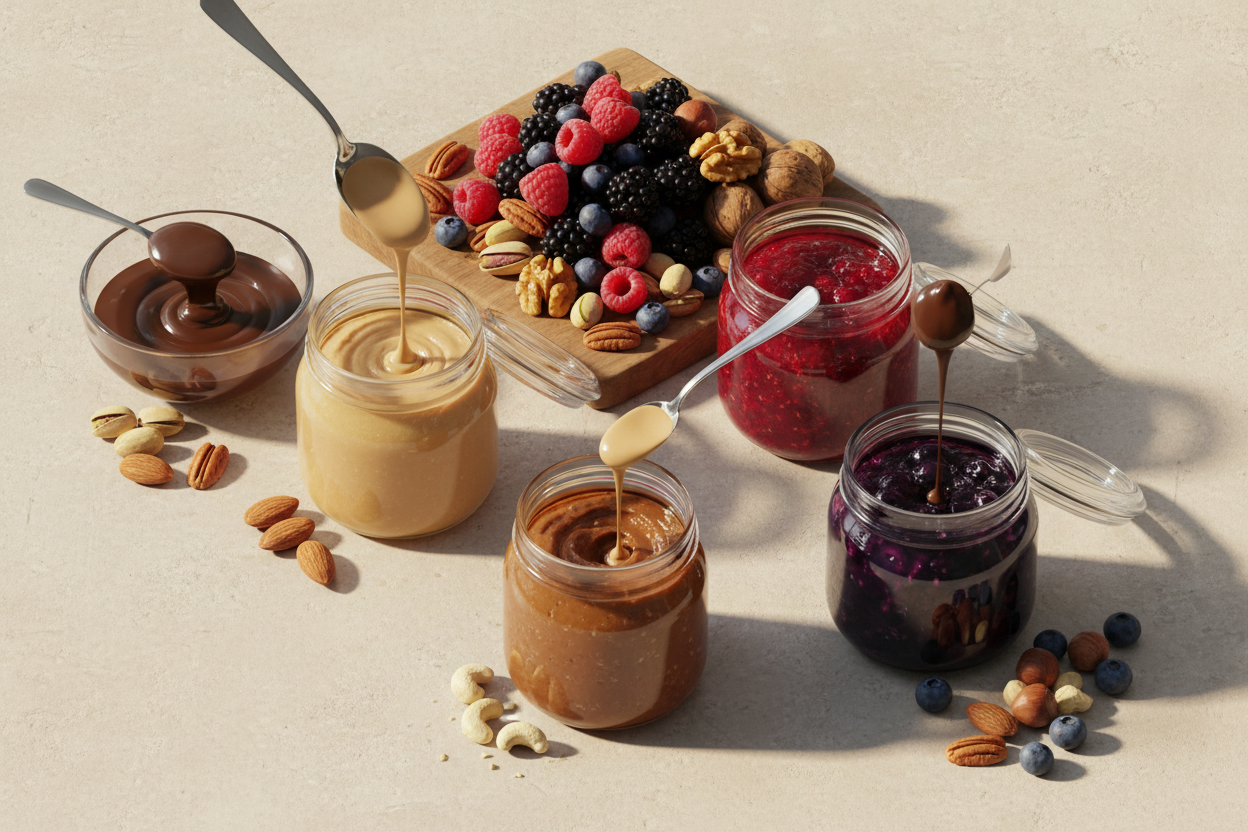 Nut Butters & Fruit Spreads – Creamy. Fruity. Satisfying