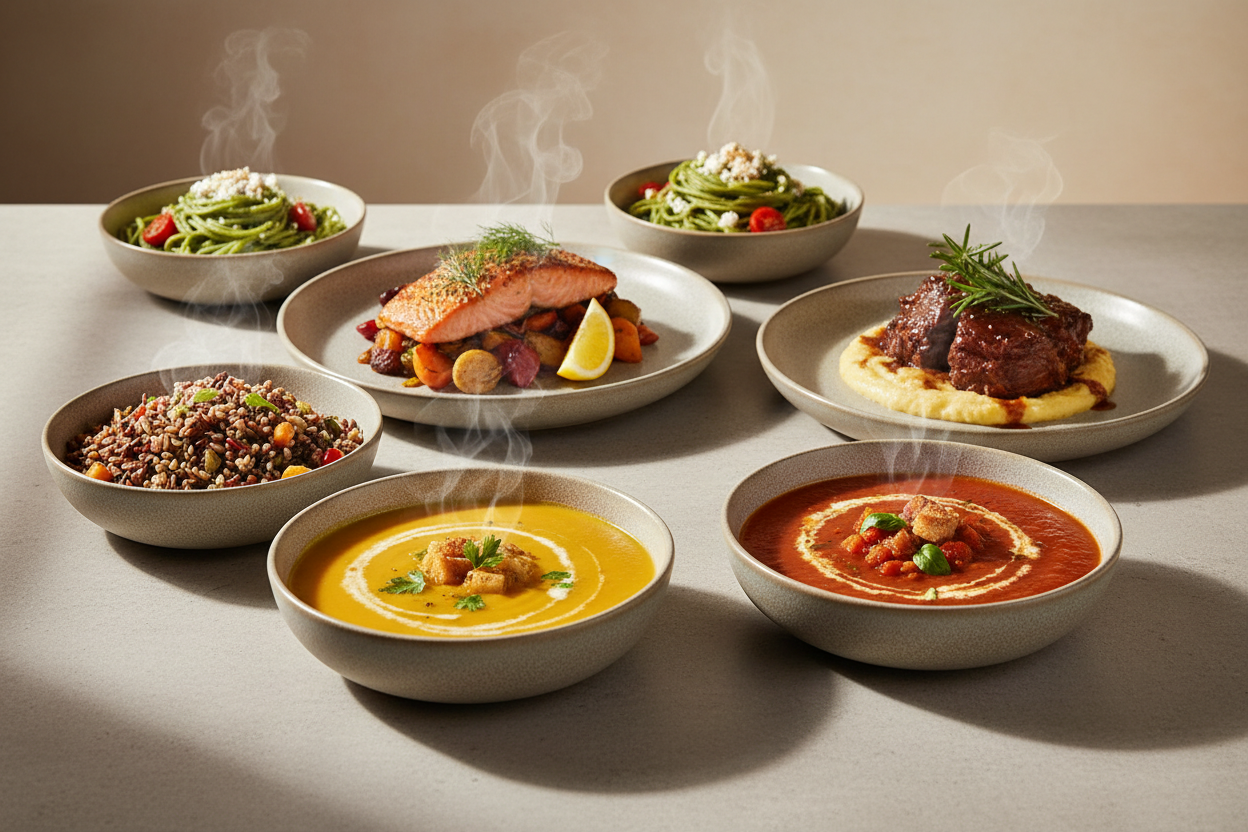 Soups, Meals & Side Dishes – Warm. Easy. Satisfying
