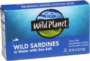 Wild Planet Wild Sardines in Water with Sea Salt