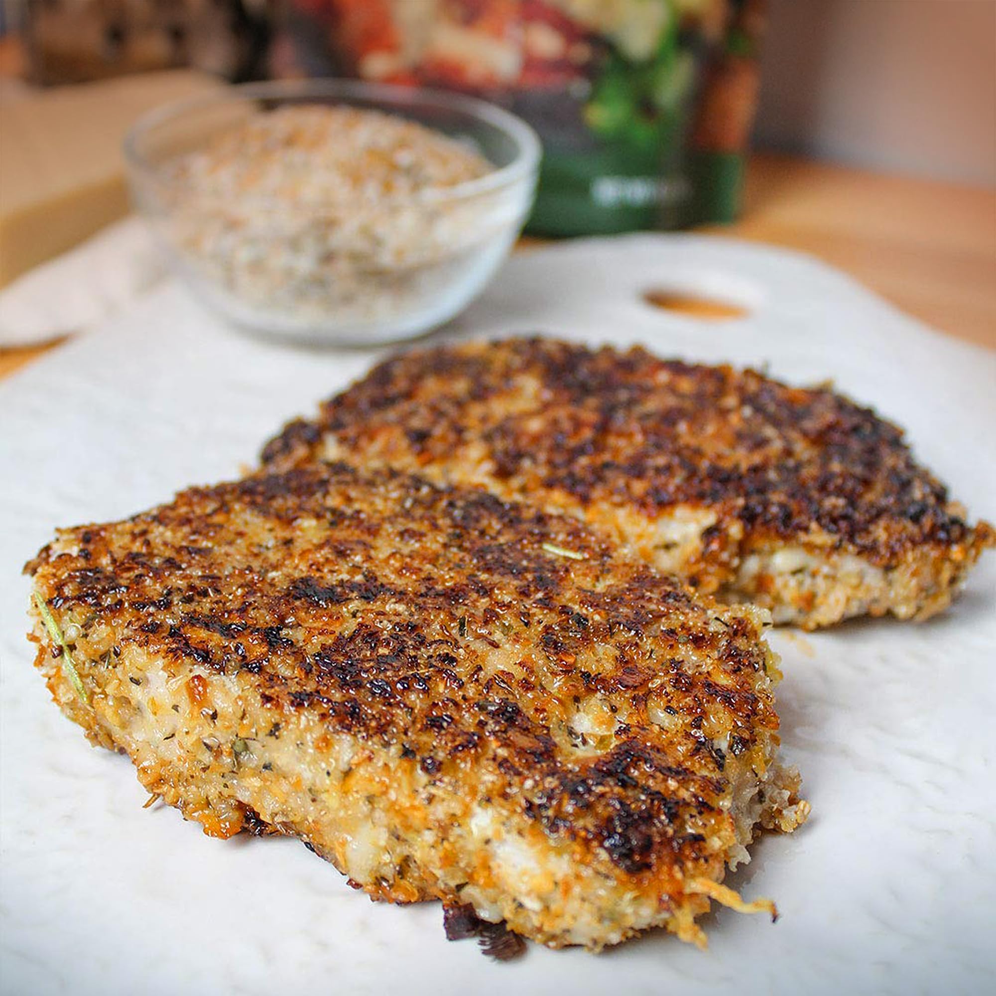 Cauli Crunch | Original Gluten Free Cauliflower Bread Crumbs – Bread-Free Breadcrumbs, Certified Gluten Free + NON-GMO, Vegan, Kosher Bread Crumbs, All Natural, 3-PACK (Original)