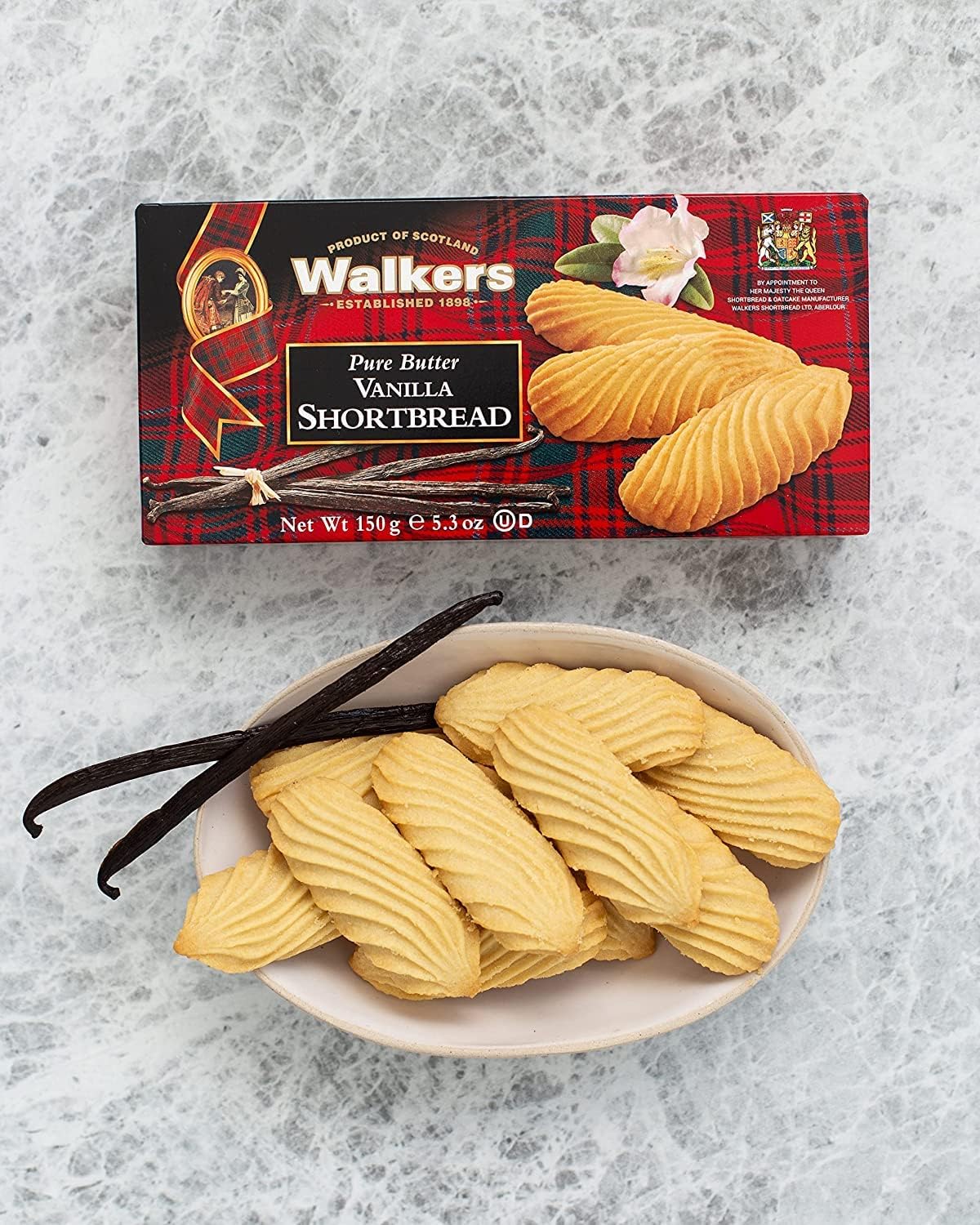 Walkers Vanilla Shortbread Cookies - 5.3 oz (150g)