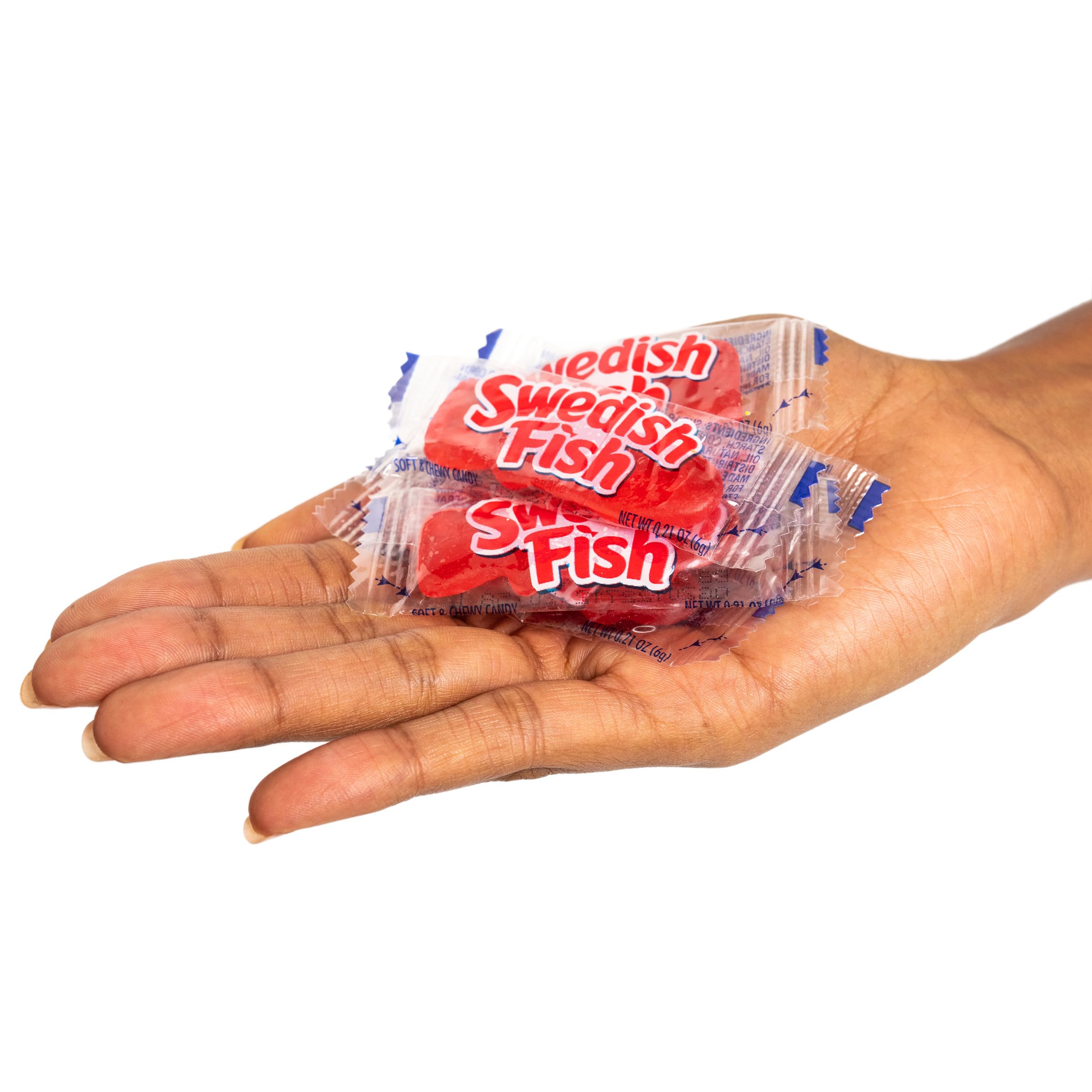 SWEDISH FISH Tails 2 Flavors in 1 Soft & Chewy Candy, Bags