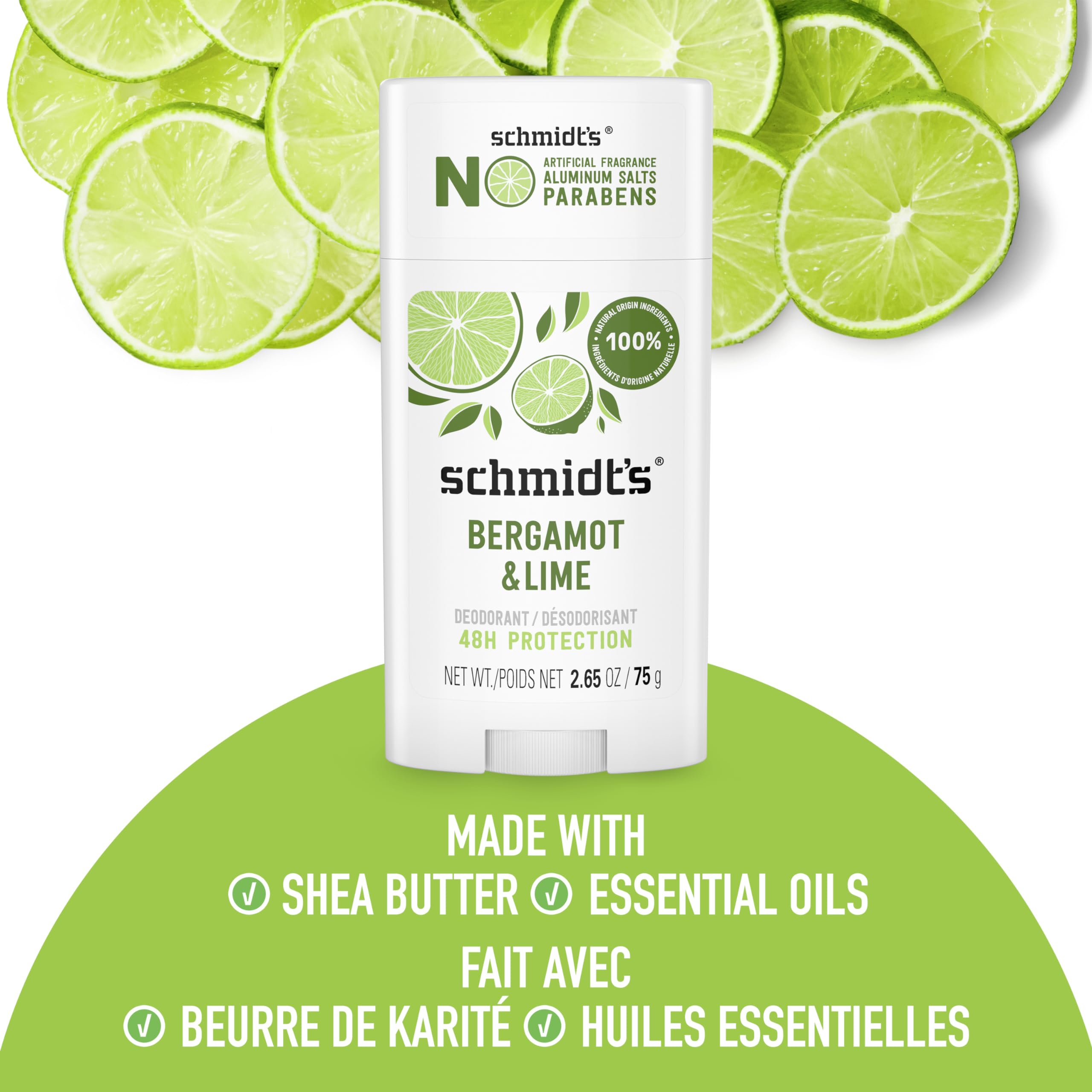 Schmidt's Sensitive Aluminum Free Natural Deodorant for Women and Men for Sensitive Skin with 24 H Odor Protection 1
