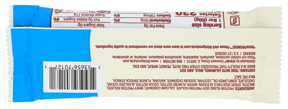 Think Products Thin Bar - Brownie Crunch - Case of 10-2.1 oz