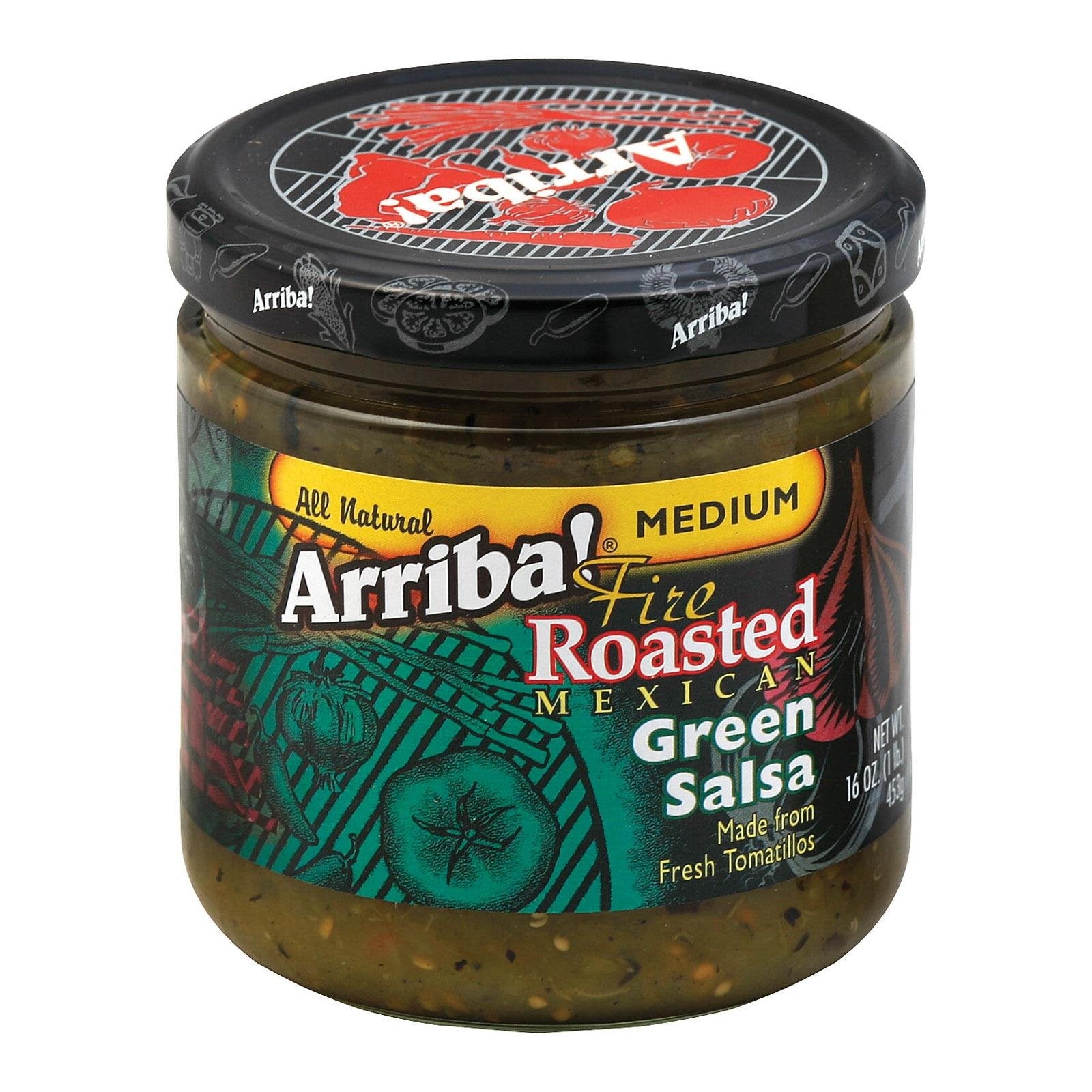 Arriba! Medium Green Salsa, 16 oz