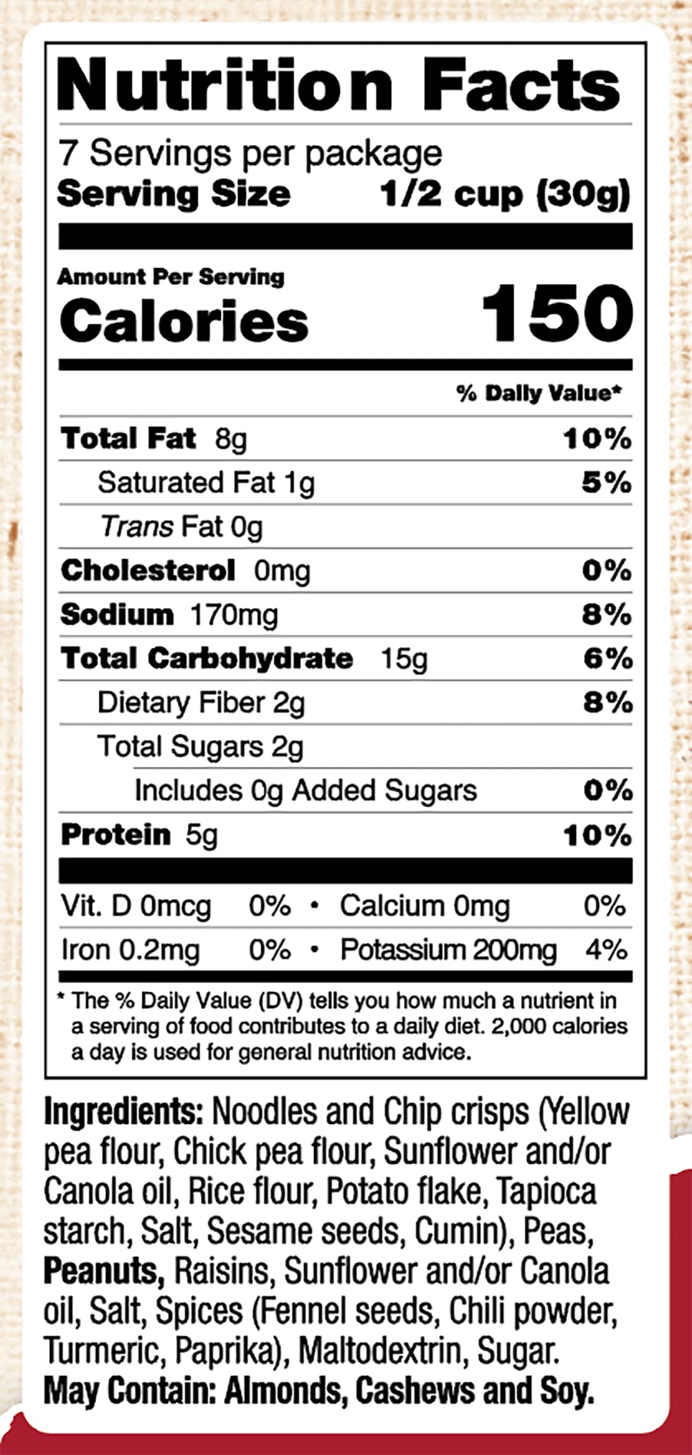 Bhuja Nut Mix, 7-ounce Bags