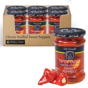 Sable & Rosenfeld Tipsy Tapas Cheese Stuffed Sweet Peppers - Gluten-Free Sweet Peppers Stuffed with Cream Cheese for Appetizers - 8.8 Ounce