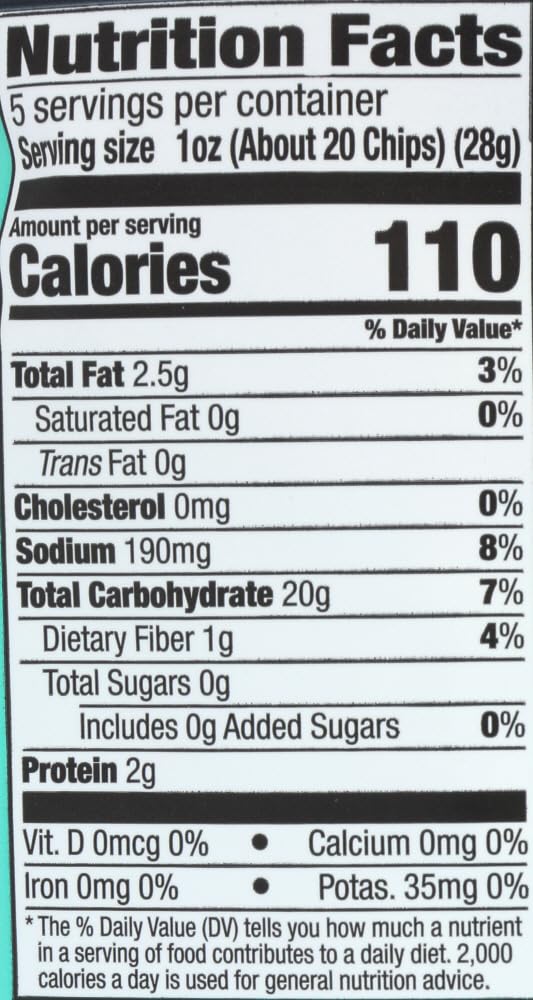 Popcorners All Natural Popped Corn Chips Gluten Free Sea Salt -- 5 oz