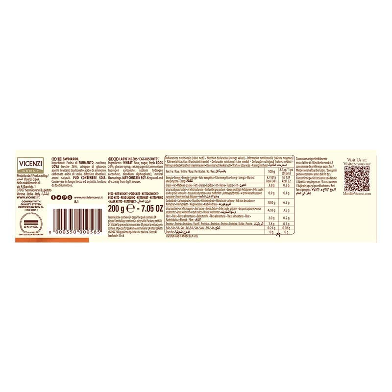 Vicenzi Vicenzovo Lady Finger, 200g