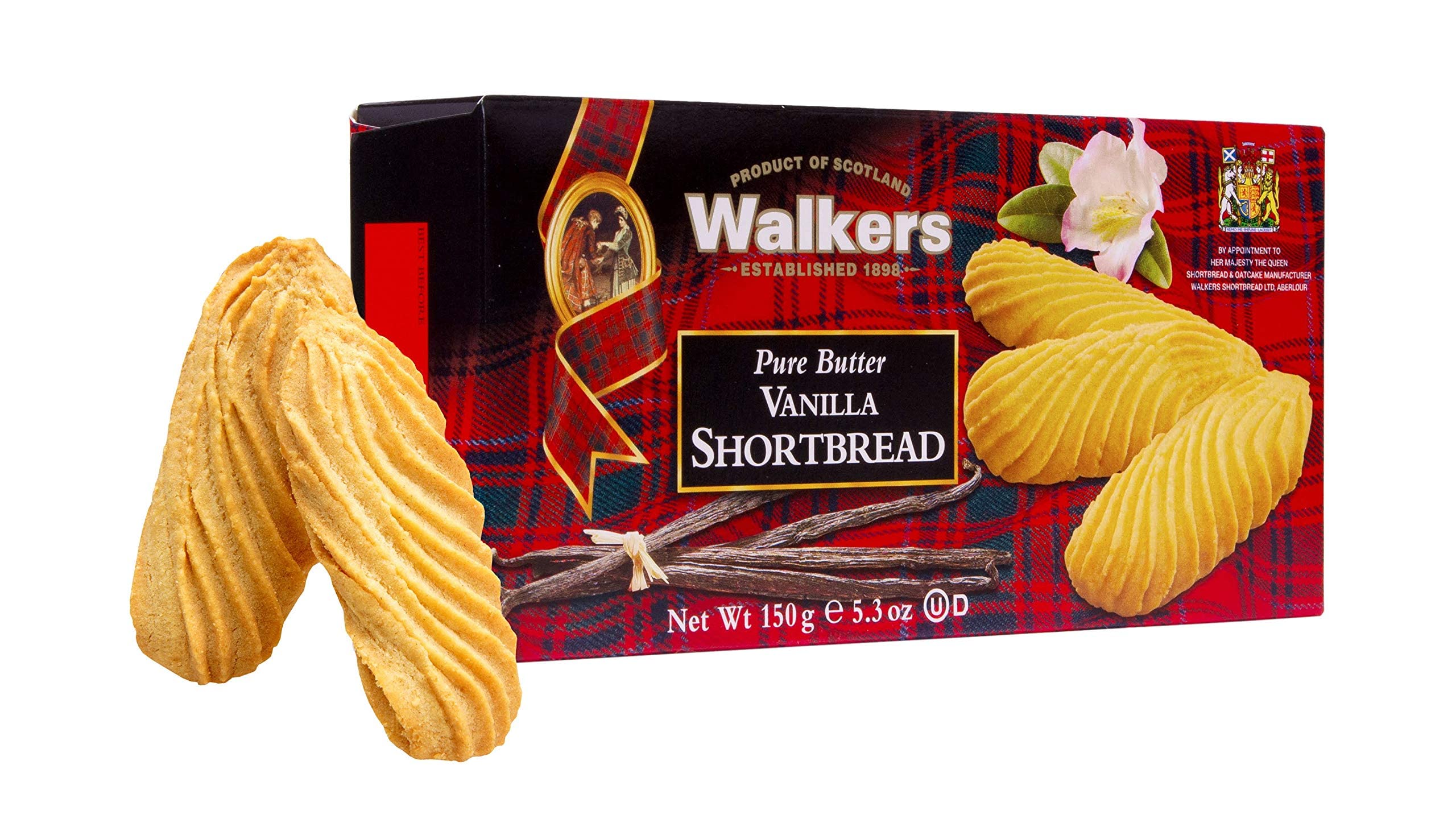 Walkers Shortbread Petticoat Tails, 5.3-Ounce Boxes (Pack of 6)