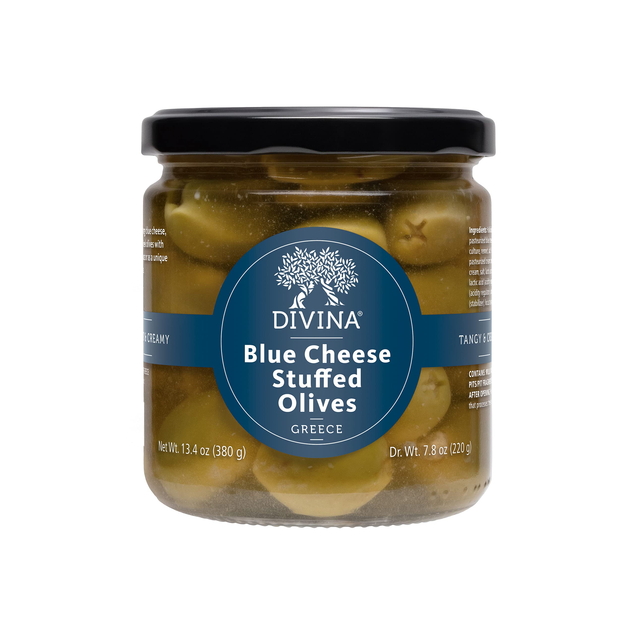 DIVINA Blue-Cheese-Stuffed Green Olives