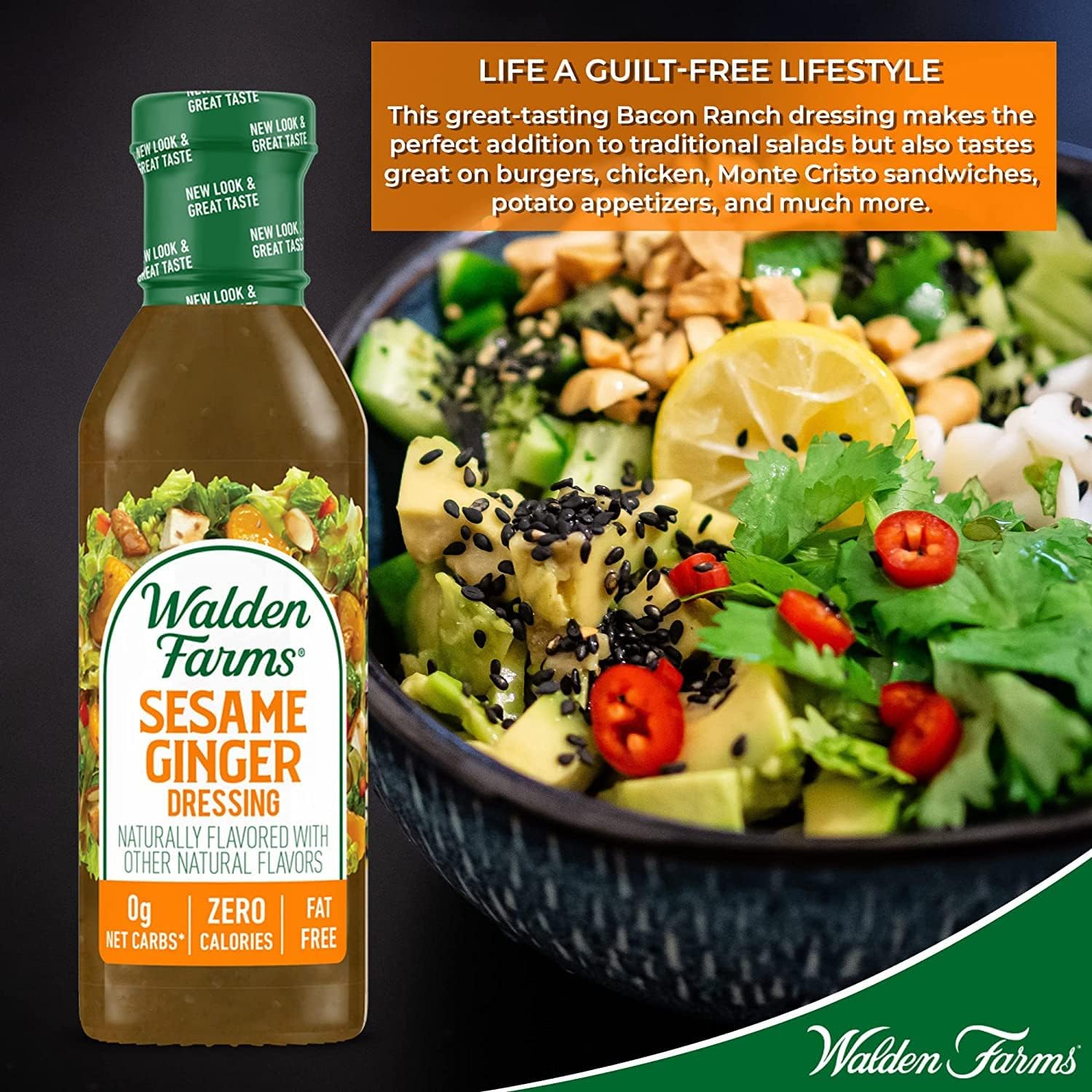 Walden Farms Drssng Cf Sesame Gngr