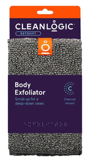 Clean Logic Detox Charcoal Infused Body Exfoliator (Pack of 6)