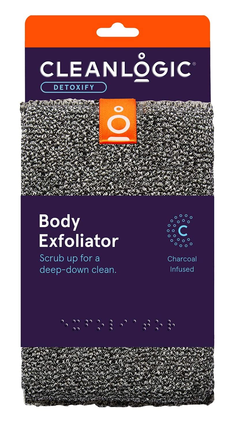 Clean Logic Detox Charcoal Infused Body Exfoliator (Pack of 6)