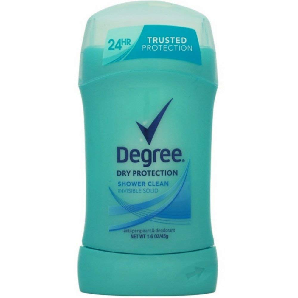Degree Shower Clean Dry Protection Antiperspirant Deodorant Stick 1.6 oz Pack of