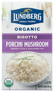 Lundberg Organic Porcini Wild Mushroom Risotto 5.90 Ounces (Case of 6)