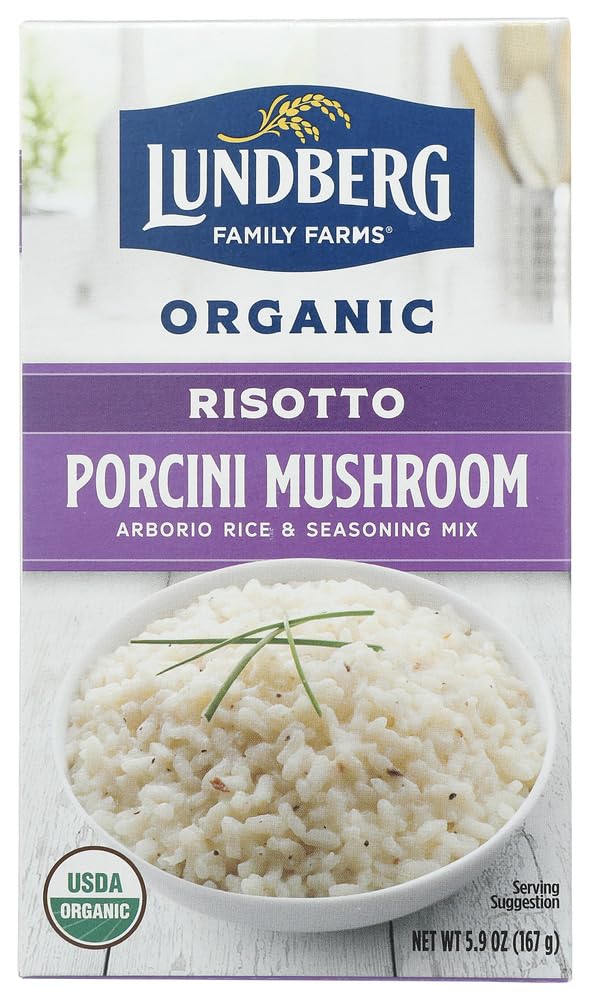 Lundberg Organic Porcini Wild Mushroom Risotto 5.90 Ounces (Case of 6)