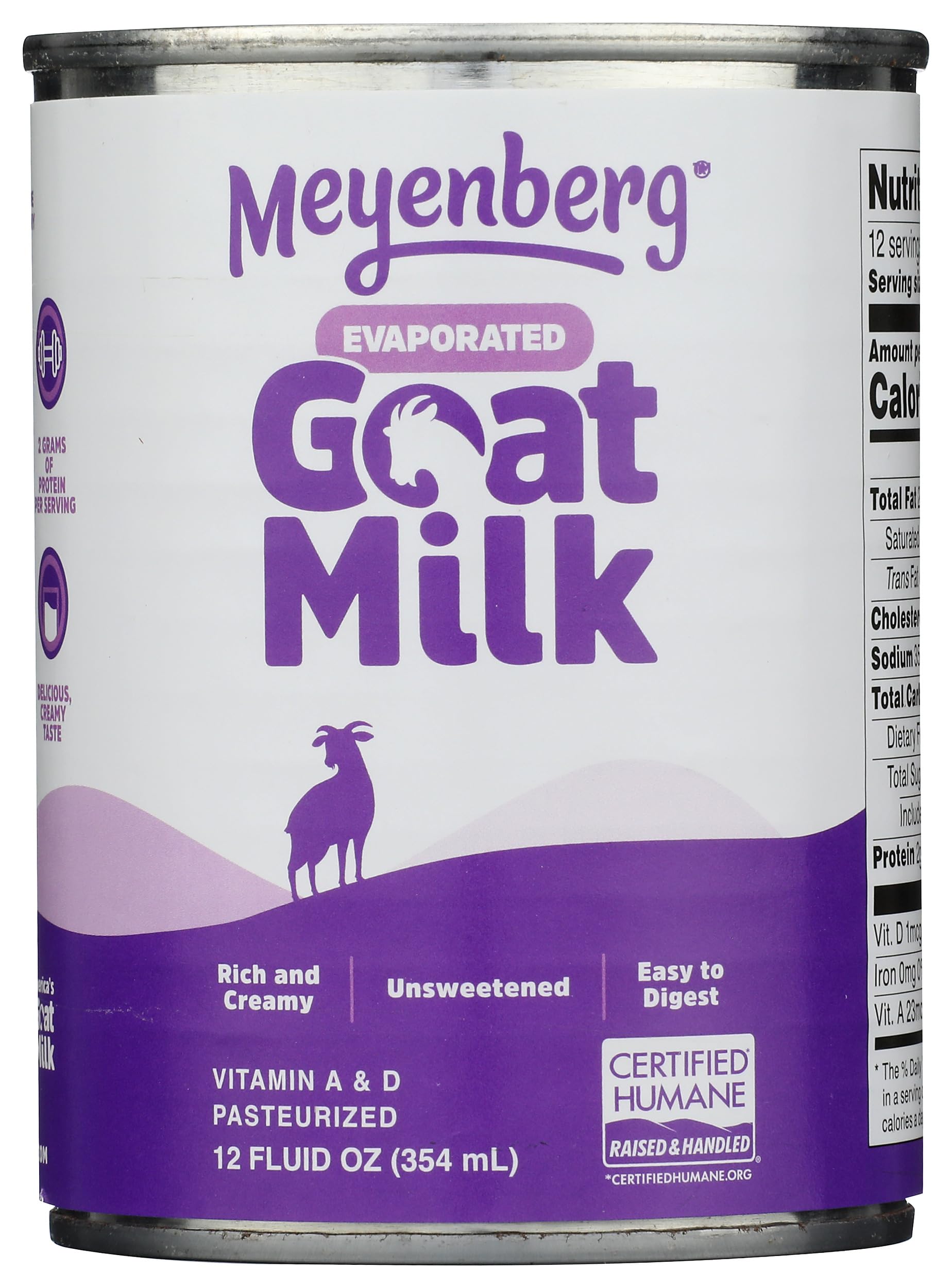Meyenberg Evaporated Goat Milk, 12 oz