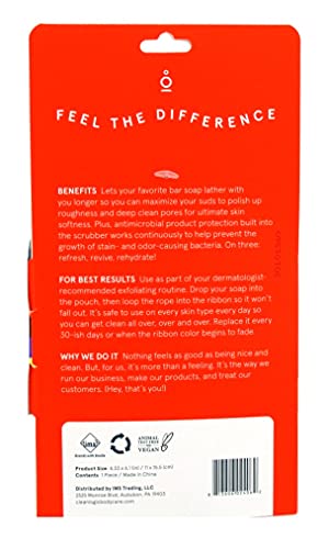 Clean Logic Sport Exfoliating Soap Saver (Pack of 2)