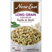 Near East Long Grain & Wild Rice Mix, Garlic & Herb, 5.9oz Box