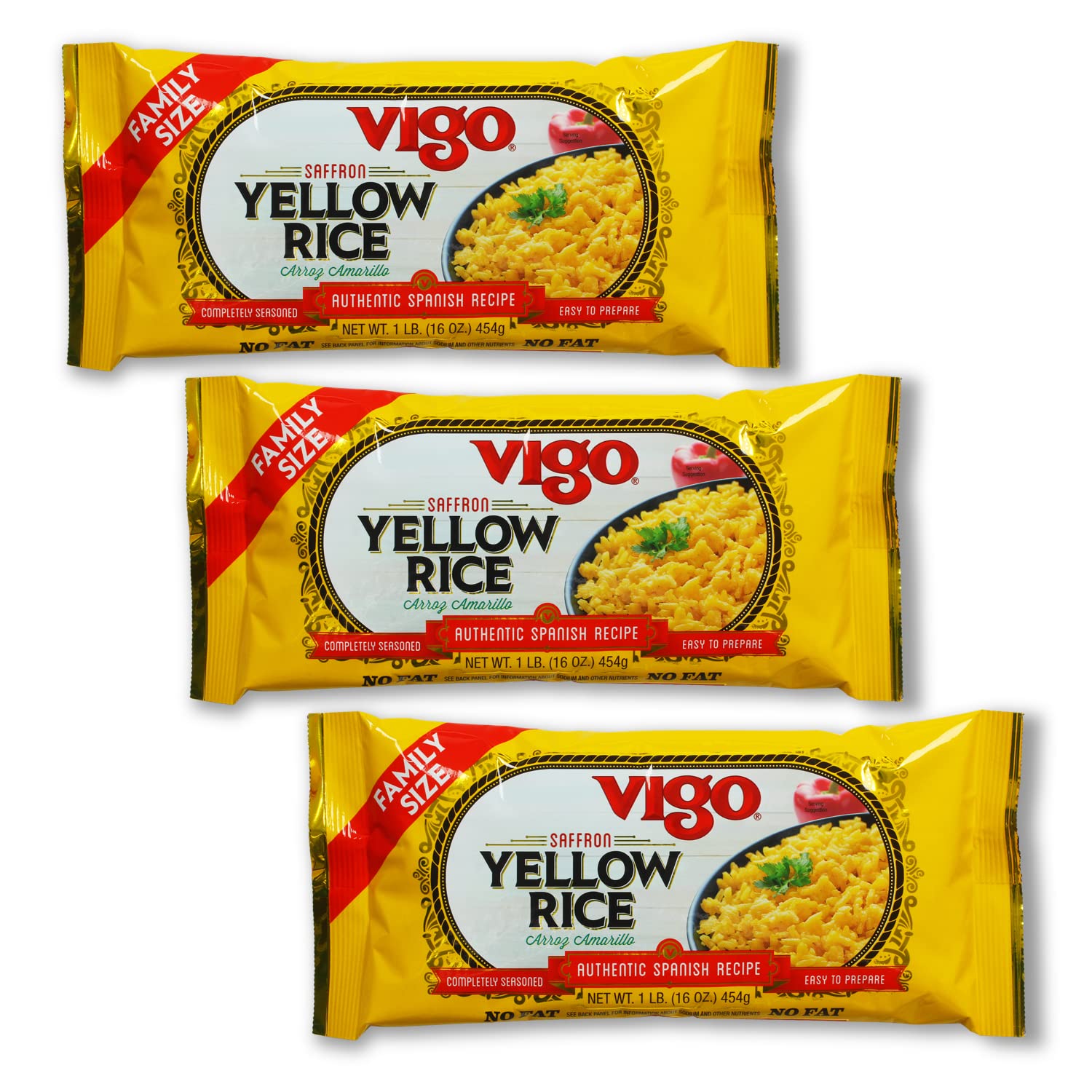 Vigo Yellow Rice, 16 oz., Pack of 3