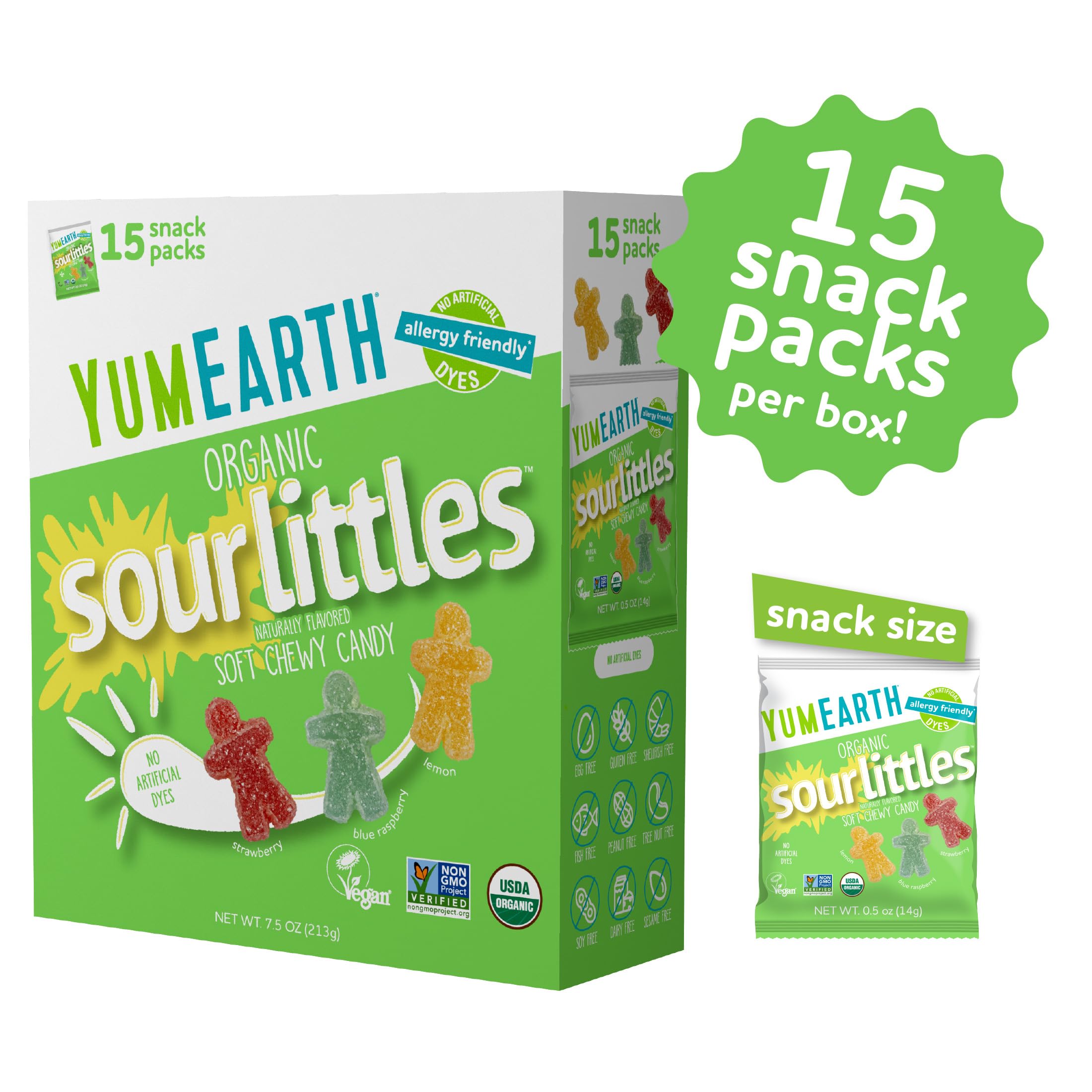YumEarth Organic Sour Littles Chewy Candy