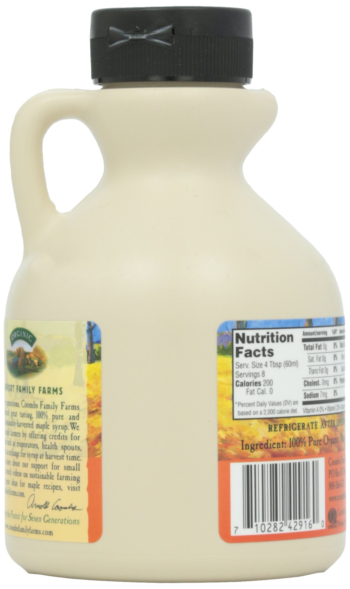 Coombs Family Farms Maple Syrup, Organic, Grade A, Dark Color