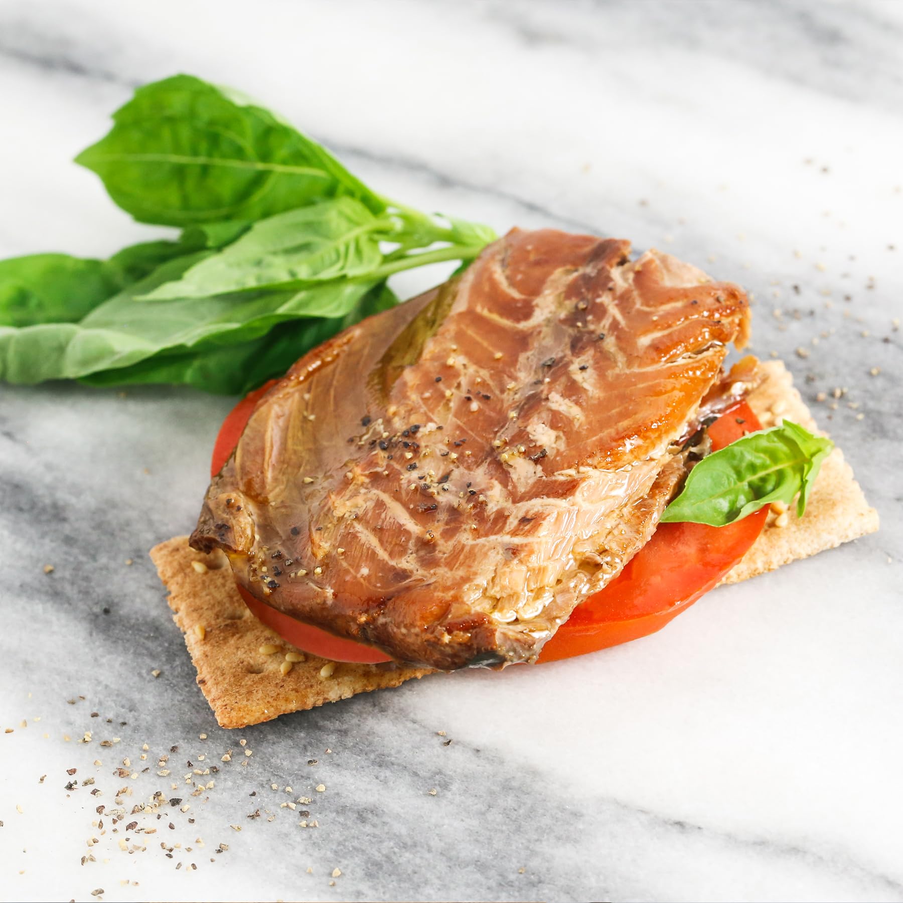 Wild Planet Wild Smoked Mackerel Fillets in Extra Virgin Olive Oil, Tinned Fish, Canned Salmon, Sustainably Wild-Caught, Non-GMO, Keto and Paleo, 3.9 oz