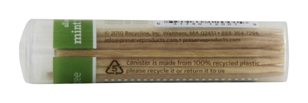 Preserve Flavored Toothpicks, Mint Tea Tree, 35 Count