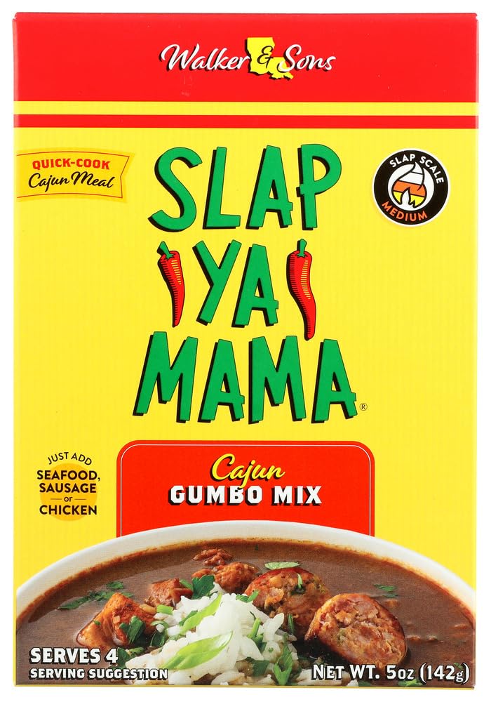 Slap Ya Mama Cajun Gumbo Dinner Mix (Pack of 3), 3Count