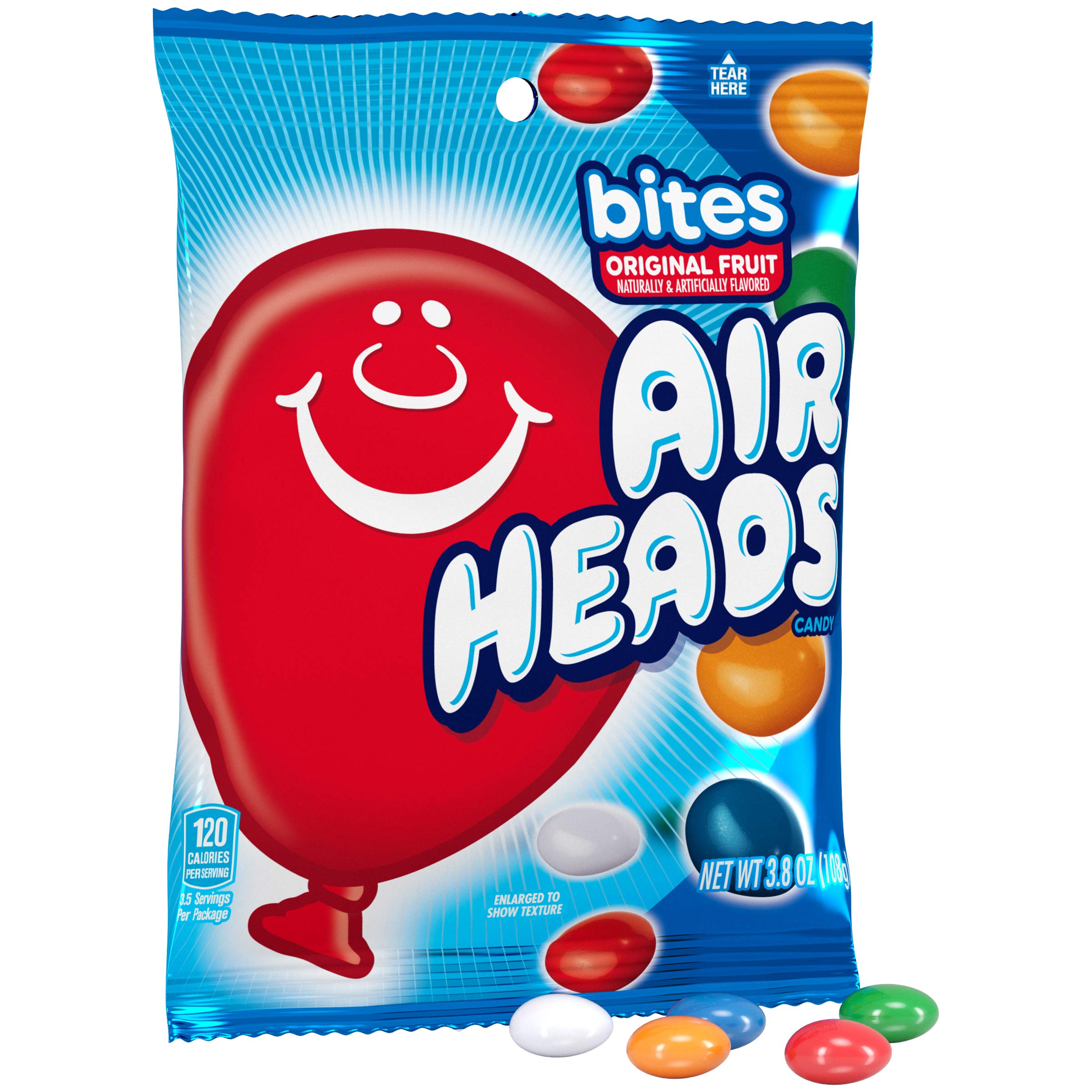 Airheads Candy, Bites, Assorted Fruit Flavor, Non Melting