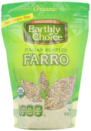Nature's Earthly Choice Organic Italian Pearled Farro, 14 Ounce (Pack of 6)