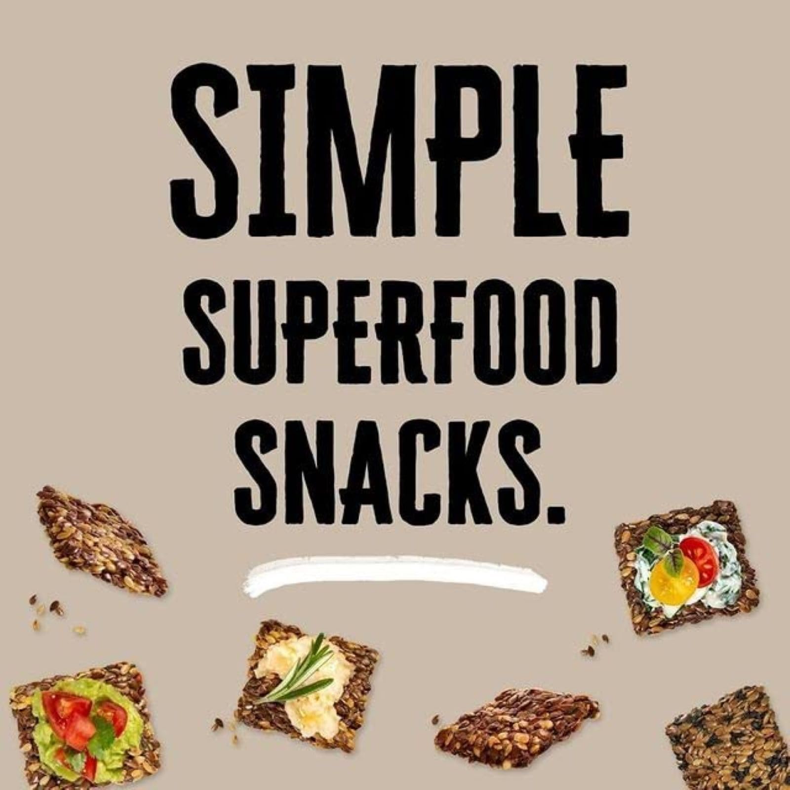 Sea Salt Flaxseed Crackers