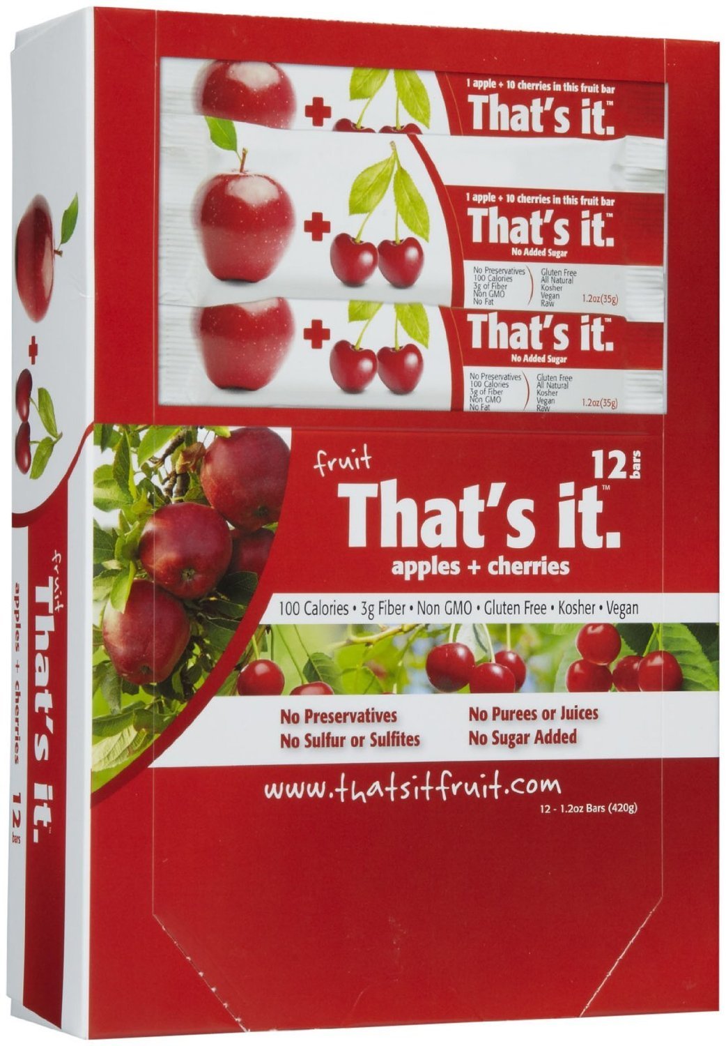 That's it Fruit Bars, Pack of 24 (2 Cases)
