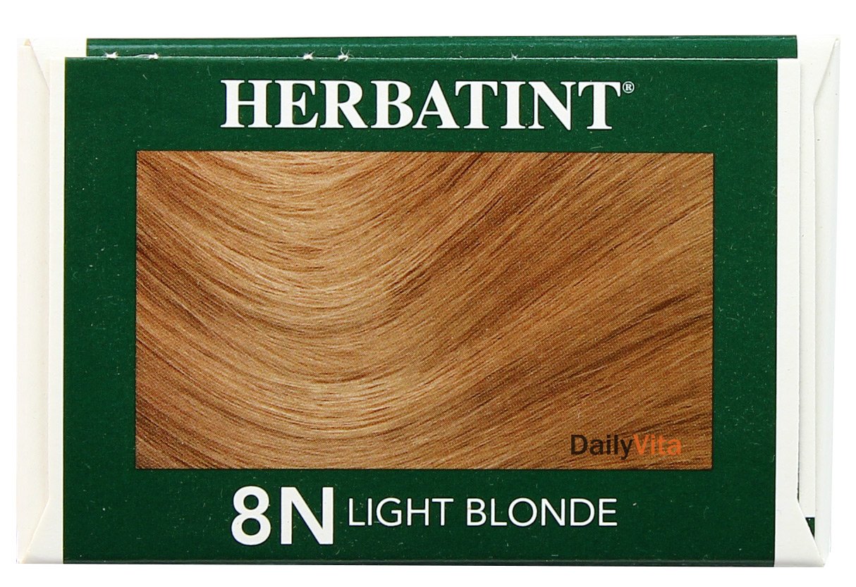 Herbatint Permanent Haircolor Gel 8N Light Blonde - 135 mL