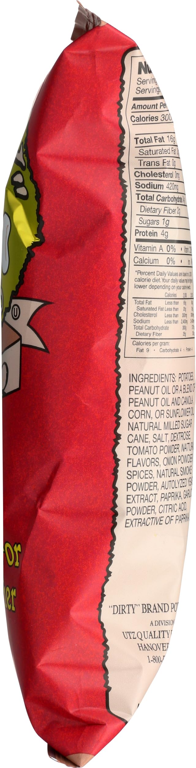 Dirty Chips Mesquite BBQ Potato Chips, 2 oz