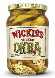 Wickles Wicked Okra Pickled - 16 oz