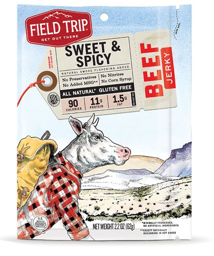 FIELDTRIP: Jerky Beef Honey Spice #11, 2.2 oz (Pack of 2)