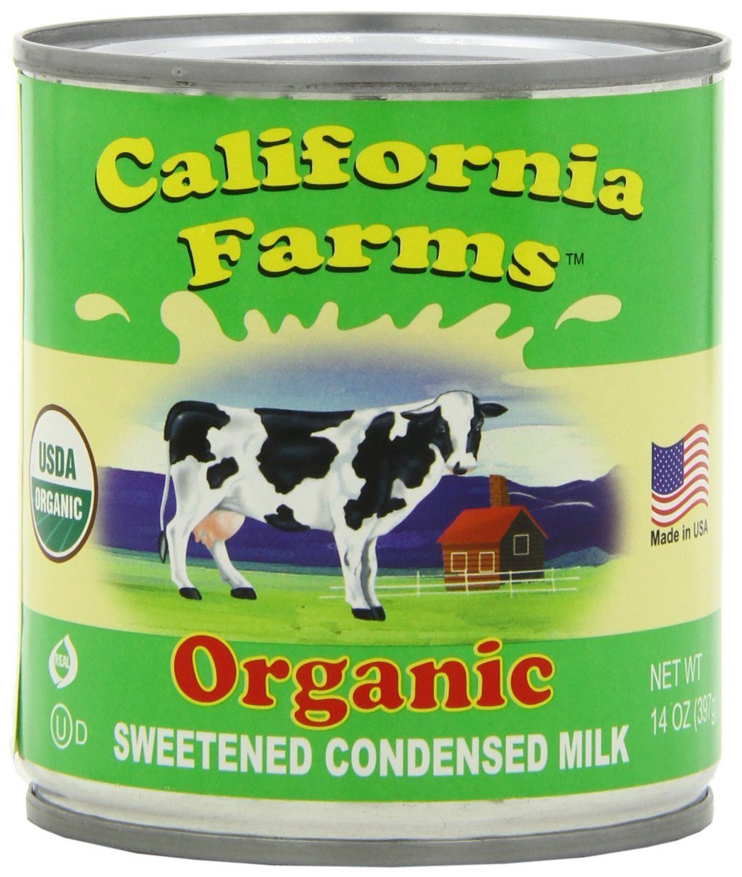 California Farm Condensed Milk green, 14-Ounce Can (Pack of 6)