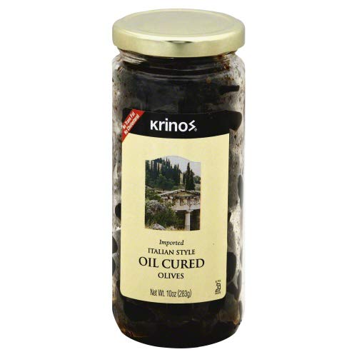 Krinos Olives, Italian Style Oil Cured, 10 Ounce 3