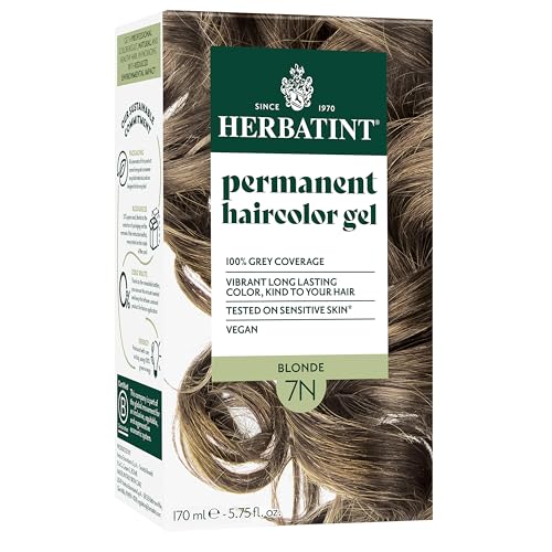 Herbatint Permanent Hair Dye For Women - For Up To 100% Gray Coverage of Resistant Gray Hair - Ammonia-Free, Alcohol-Free & Vegan - Salon Influenced Hair Color