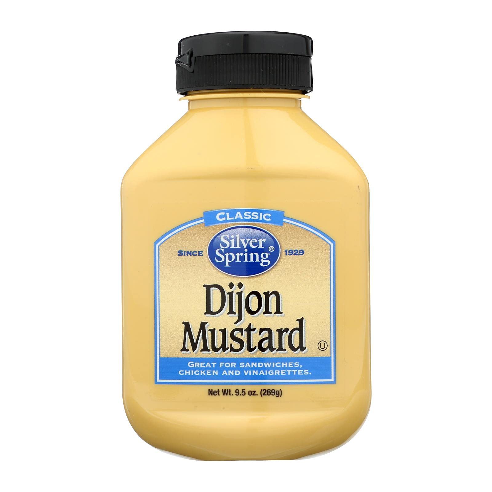 Silver Springs Mustard, Dijon, 9.5-Ounce Squeeze Bottles (Pack of 9)