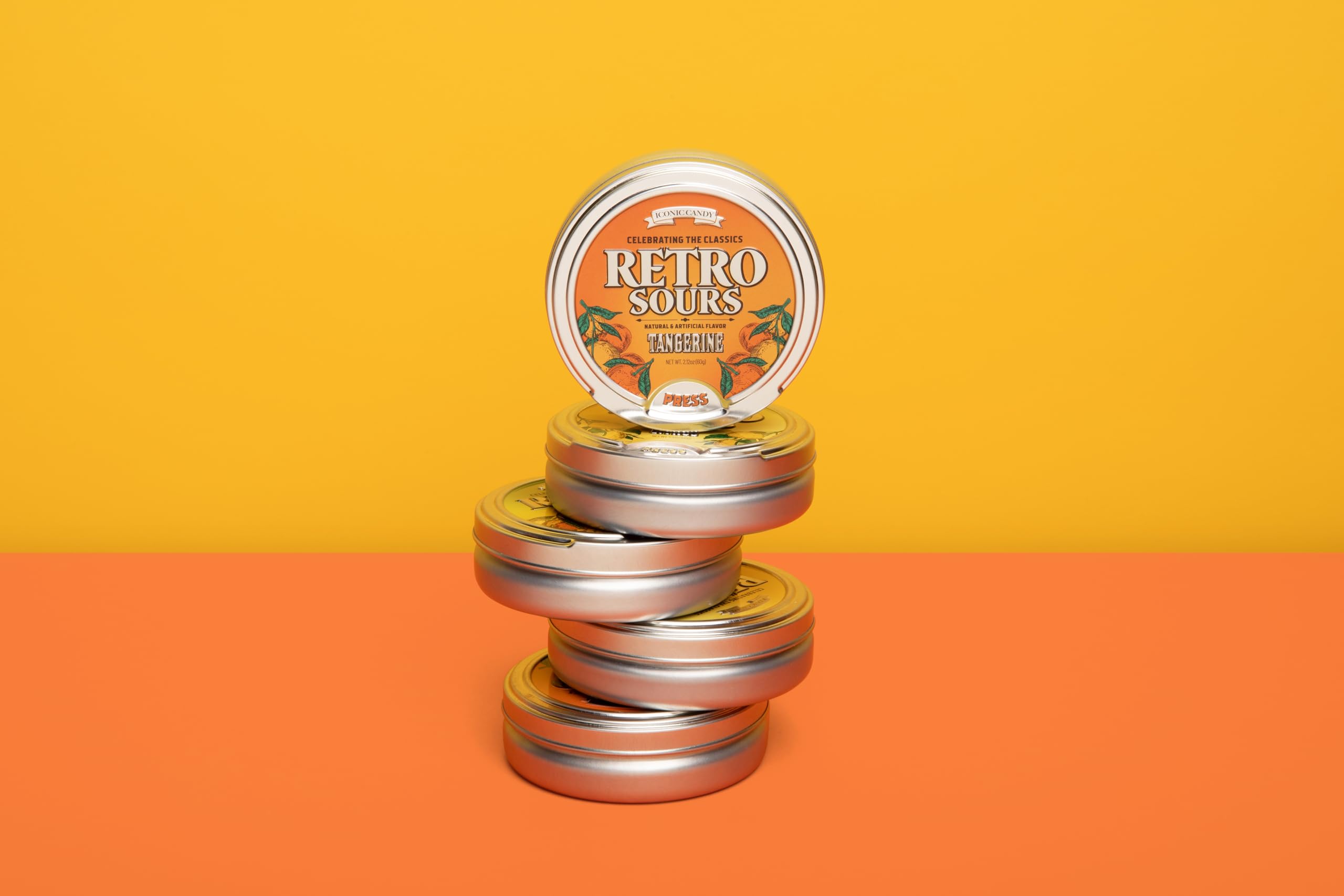 Retro Sours | Hard Tangy Candy | Brought To You By Iconic Candy