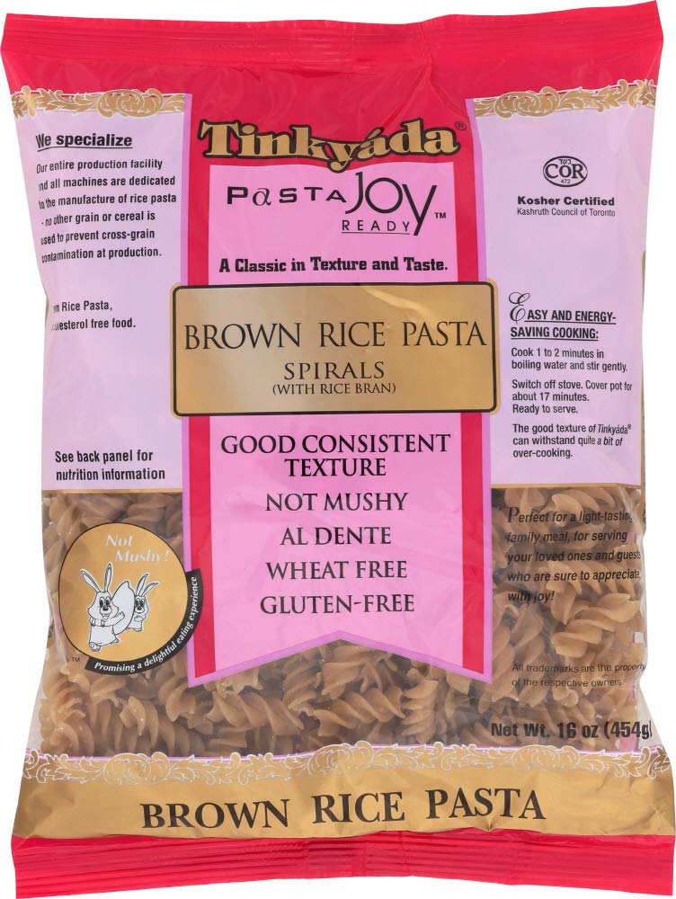 Tinkyada Brown Rice Pasta Spirals Gluten Free -- 16 oz - 2 pc