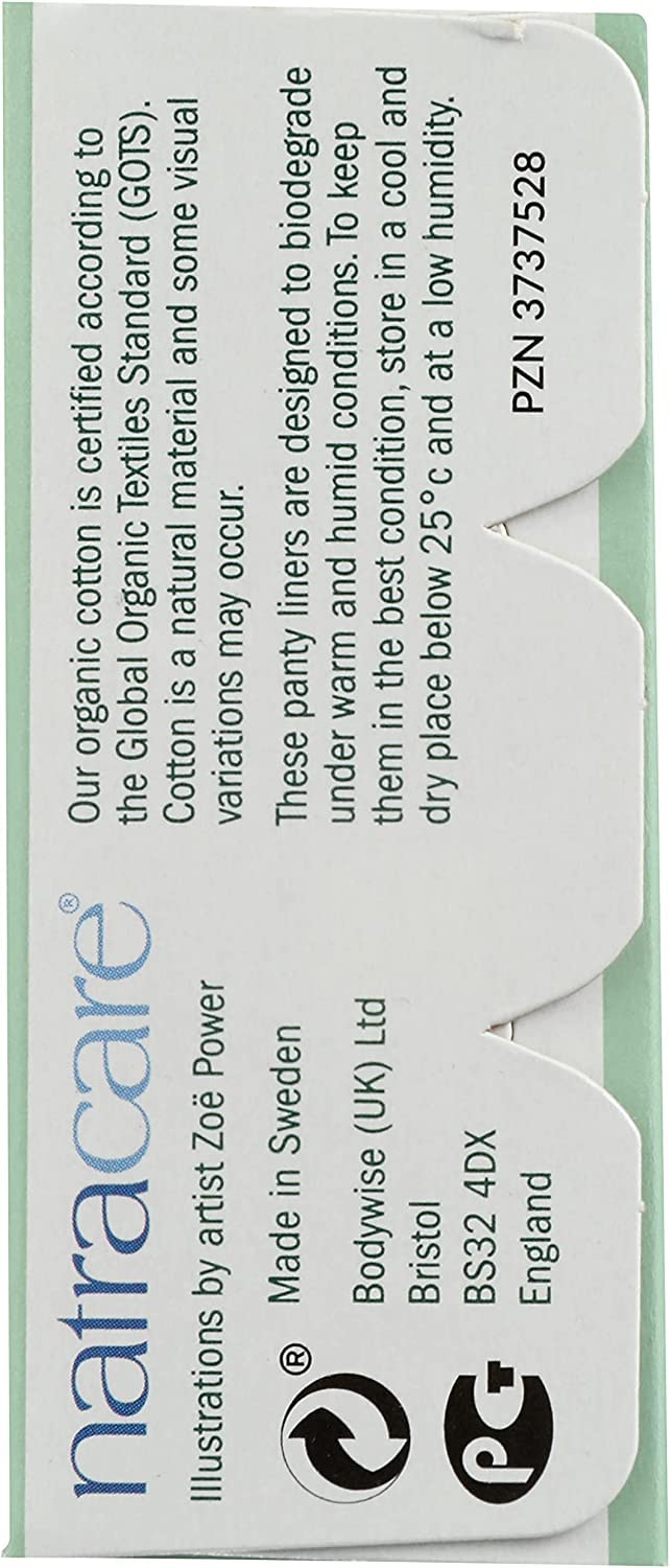 Natracare Cotton Panty Liners -- 6x22 CT