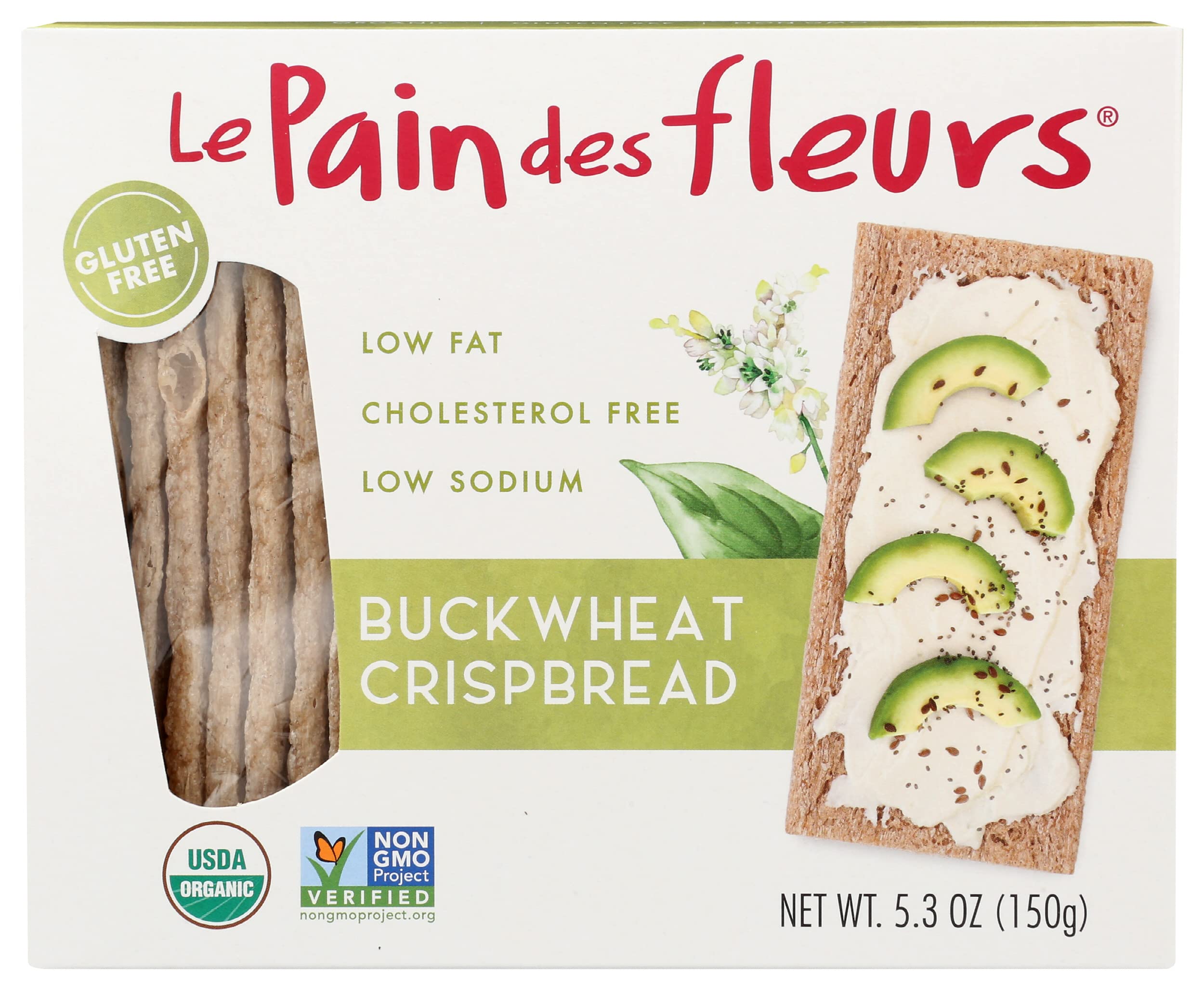 Le Pain des Fleurs Crispbread, 4.4 Ounce