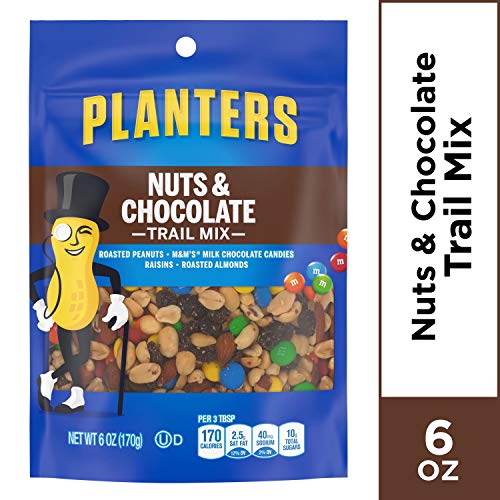 Planters Nuts & Chocolate M&M's (6 oz Bags, Pack of 12)