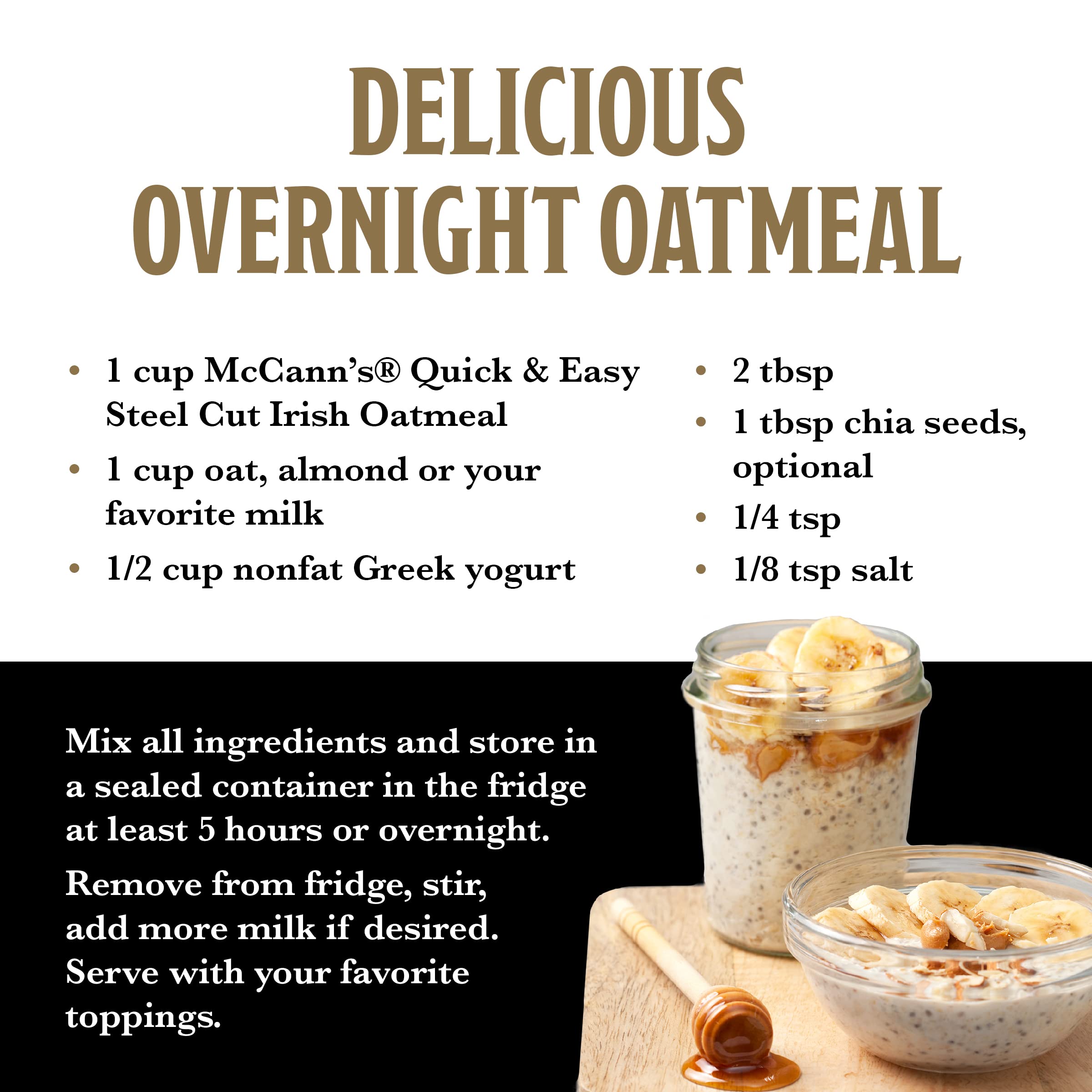 McCann's Irish Oatmeal, Quick & Easy Steel Cut Oats, 24 Ounce