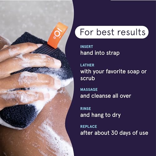 Cleanlogic Detox Purifying Charcoal Body Scrubber (Pack of 1)